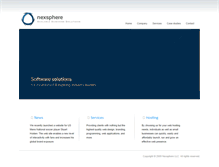 Tablet Screenshot of nexsphere.com